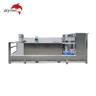جودة  Large Industrial Ultrasonic Cleaning Machine With Filtration Cycle Ultrasonic Bath Heat Exchanger مصنع