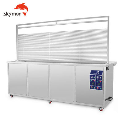 جودة  Double Tanks 330L Vertical Ultrasonic Blind Cleaning Machines 40KHz مصنع
