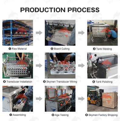 نظيفة بالموجات فوق الصوتية الصناعية 135L 1800W مع جهاز توقيت رقمي 380V / 220V