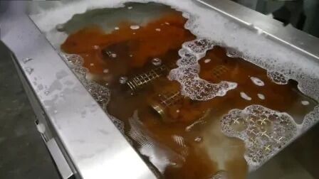 آلة التنظيف بالموجات فوق الصوتية الصناعية Skymen 175L 2400W من مصنع الصين لتنظيف أجزاء كتلة المحرك