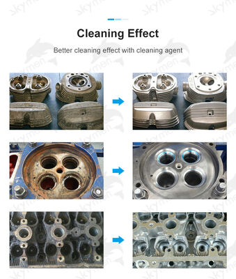 منظف بالموجات فوق الصوتية صناعي رقمي عالي الطاقة Skymen JP-120ST بسعة 38 لتر مع خزان من الفولاذ المقاوم للصدأ لفلتر DPF المسدود