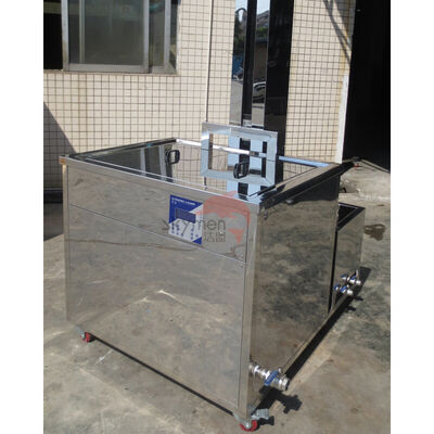 منظف بالموجات فوق الصوتية الصناعية مع نظام رفع