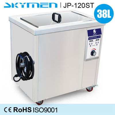 Skymen OEM JP-120ST 38L Large-Tank Industrial Ultrasonic Cleaner with Stainless Steel Tank for Automotive Industry