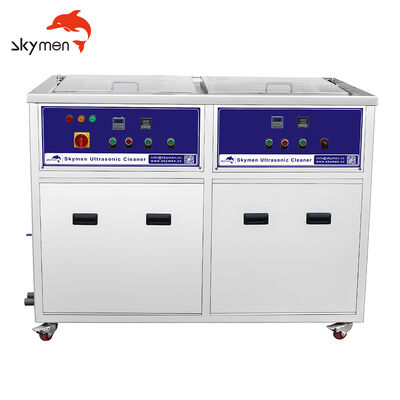 135L Industrial Double Groove Ultrasonic Cleaner Drying Mold Metal Oil Rust Degreasing Bath Cleaning Machine