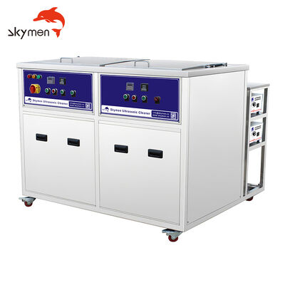 Large Double-Tank Industrial Ultrasonic Cleaner with Filtration and Hot Air Drying for Auto Parts