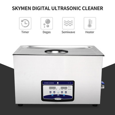 600W 30L SUS304 منظف بالموجات فوق الصوتية Benchtop لأجزاء الأجهزة