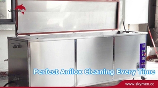 آلة تنظيف الأسطوانة Anilox